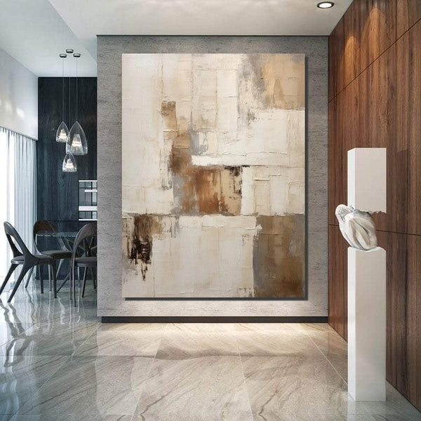 Modern Abstract Art for Dining Room, Extra Large Paintings for Living Room, Hand Painted Wall Art Paintings, Abstract Acrylic Painting-HomePaintingDecor