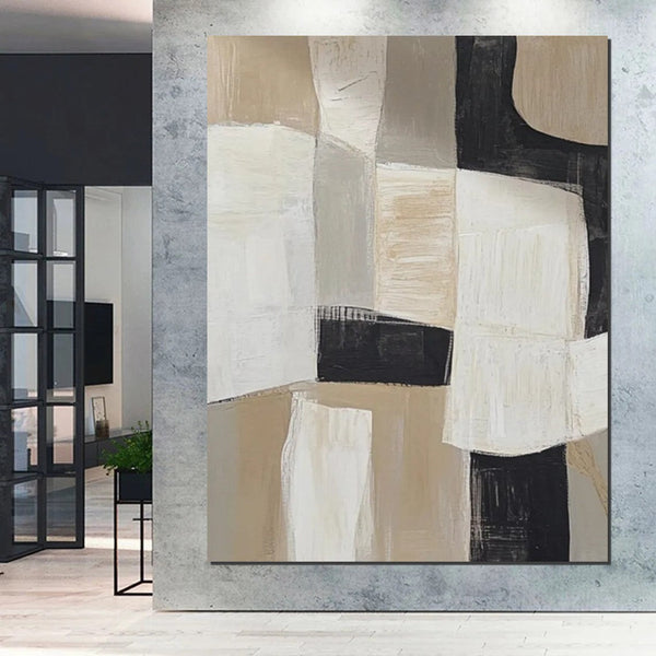 Abstract Acrylic Paintings for Living Room, Contemporary Canvas Wall Art, Modern Contemporary Artwork, Buy Paintings Online-HomePaintingDecor