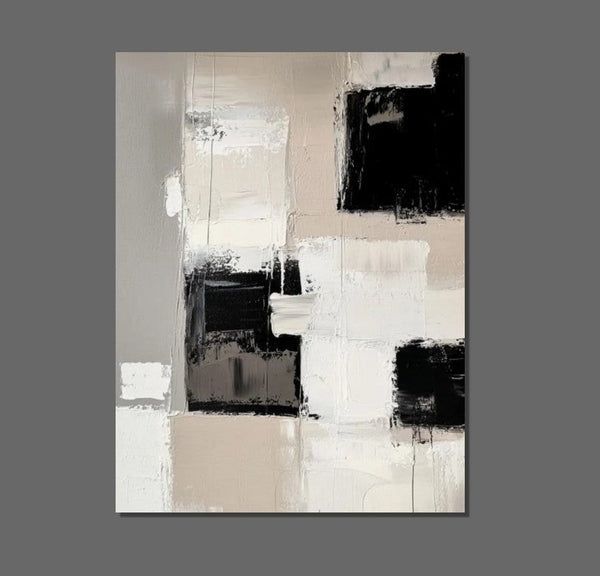 Modern Acrylic Canvas Painting, Oversized Wall Art Painting for Sale, Heavy Texture Paintings, Palette Knife Paniting, Acrylic Painting on Canvas-HomePaintingDecor