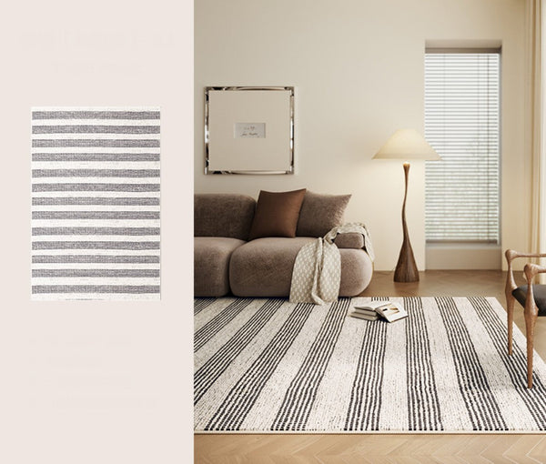 Contemporary Modern Rugs for Bedroom, Geometric Modern Rugs for Sale, Modern Rug Placement Ideas for Living Room, Abstract Rugs for Dining Room-HomePaintingDecor