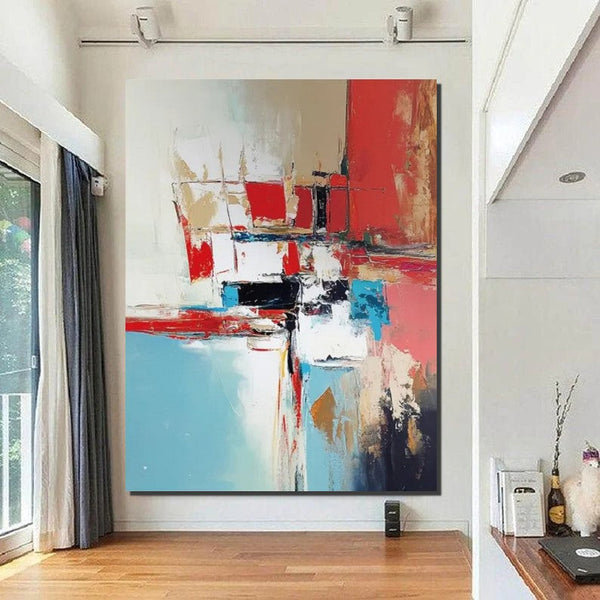 Living Room Abstract Paintings, Impasto Painting, Modern Abstract Painting, Large Acrylic Canvas Paintings, Large Wall Art Ideas-HomePaintingDecor
