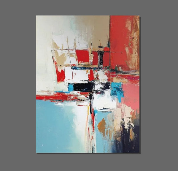 Living Room Abstract Paintings, Impasto Painting, Modern Abstract Painting, Large Acrylic Canvas Paintings, Large Wall Art Ideas-HomePaintingDecor
