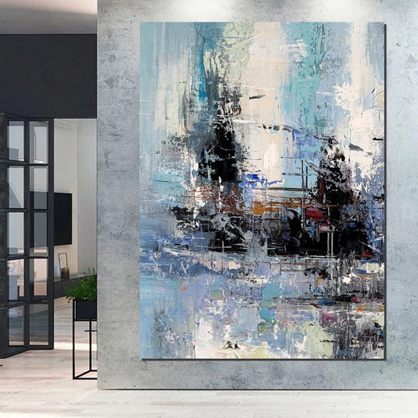 Large Paintings for Dining Room, Acrylic Painting on Canvas, Simple Abstract Art, Wall Art Paintings for Bedroom, Simple Modern Art Paintings-HomePaintingDecor