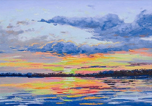 Abstract Landscape Paintings, Heavy Texture Painting, Hand Painted Wall Art, Contemporary Wall Art Paintings, Simple Modern Paintings for Living Room-HomePaintingDecor