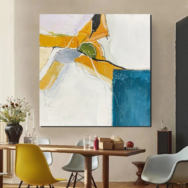 Bedroom Wall Art Paintings, Contemporary Wall Art Paintings, Acrylic Paintings for Living Room, Large Simple Modern Art, Abstract Acrylic Painting-HomePaintingDecor