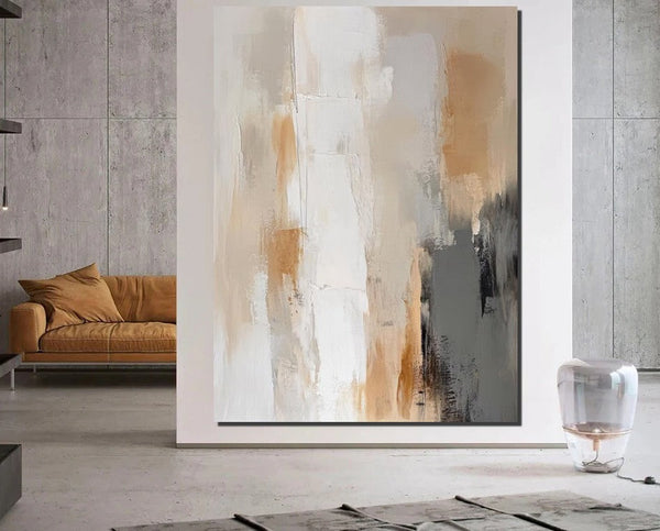 Living Room Wall Painting, Modern Artwork, Large Canvas Painting, Contemporary Wall Painting, Acrylic Painting for Dining Room-HomePaintingDecor