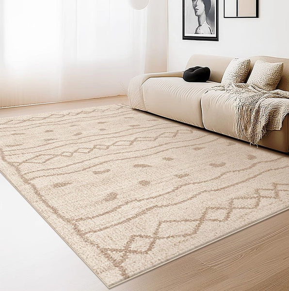 Contemporary Area Rugs for Dining Room, Modern Rugs for Living Room, Bohemian Modern Rug Ideas for Living Room-HomePaintingDecor