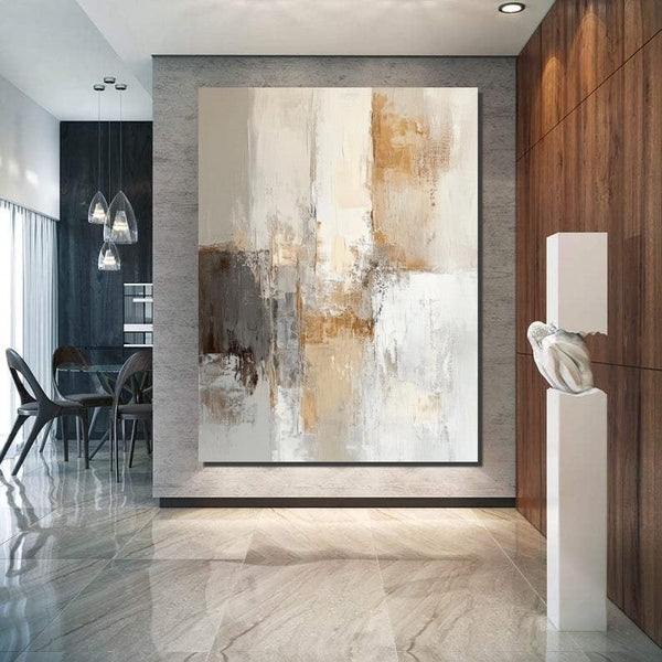 Modern Artwork, Large Canvas Painting, Contemporary Wall Painting, Living Room Wall Painting, Acrylic Painting for Dining Room-HomePaintingDecor