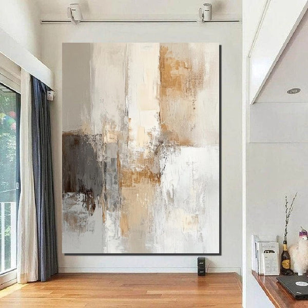 Modern Artwork, Large Canvas Painting, Contemporary Wall Painting, Living Room Wall Painting, Acrylic Painting for Dining Room-HomePaintingDecor