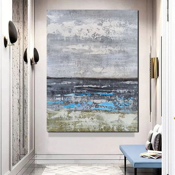 Living Room Acrylic Wall Art Ideas, Buy Art Online, Modern Abstract Paintings, Abstrct Acrylic Paintings, Heavy Texture Canvas Art-HomePaintingDecor