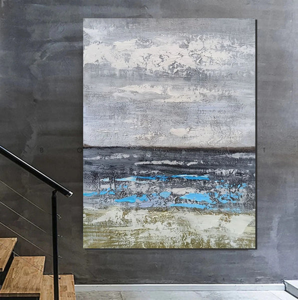 Living Room Acrylic Wall Art Ideas, Buy Art Online, Modern Abstract Paintings, Abstrct Acrylic Paintings, Heavy Texture Canvas Art-HomePaintingDecor