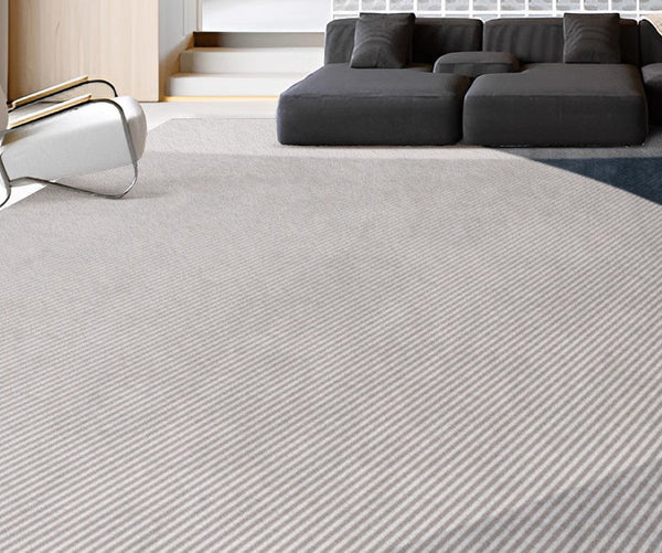 Blue Contemporary Modern Rugs, Geometric Contemporary Rugs Next to Bed, Modern Rugs for Living Room, Contemporary Rugs for Dining Room-HomePaintingDecor