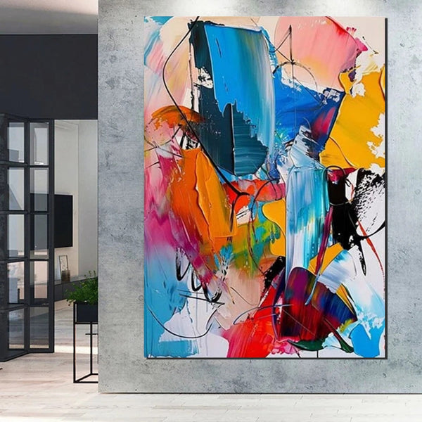 Acrylic Painting for Living Room, Hand Painted Acrylic Painting, Extra Large Wall Art Painting, Modern Contemporary Abstract Artwork, Buy Paintings Online-HomePaintingDecor