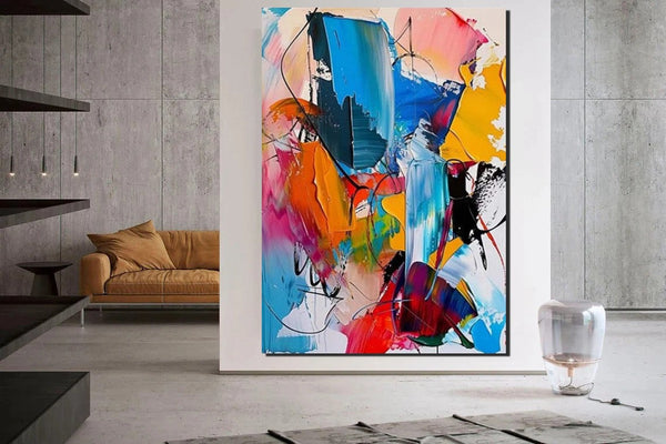 Acrylic Painting for Living Room, Hand Painted Acrylic Painting, Extra Large Wall Art Painting, Modern Contemporary Abstract Artwork, Buy Paintings Online-HomePaintingDecor
