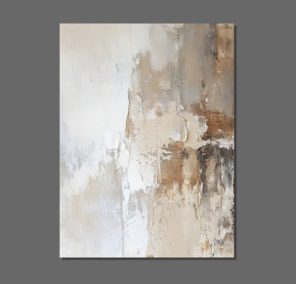 Extra Large Acrylic Painting, Modern Contemporary Abstract Artwork, Palette Knife Paintings, Simple Modern Art, Living Room Wall Art Painting-HomePaintingDecor