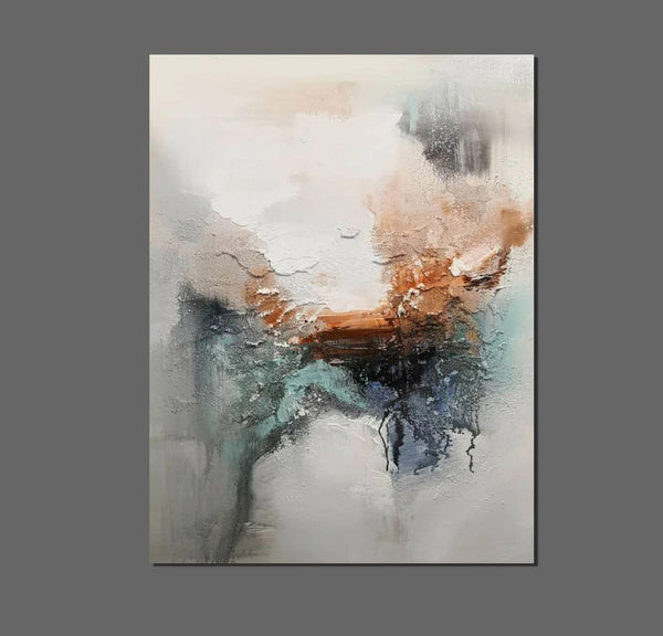 Large Canvas Painting, Acrylic Painting for Dining Room, Living Room Wall Painting, Contemporary Wall Painting, Modern Artwork-HomePaintingDecor