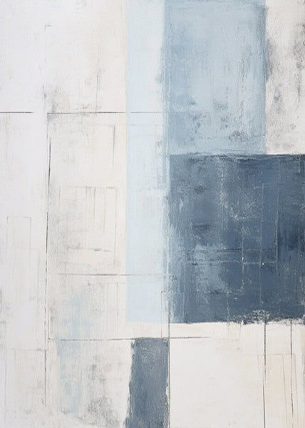 Modern Contemporary Abstract Artwork, Palette Knife Paintings, Extra Large Acrylic Painting, Simple Modern Art, Living Room Wall Art Painting-HomePaintingDecor