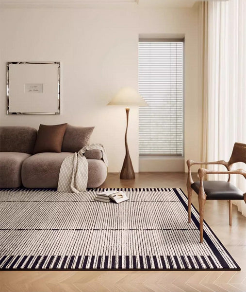 Bedroom Modern Rugs, Living Room Contemporary Modern Rugs, Modern Rugs for Dining Room, Large Abstract Geometric Modern Rugs-HomePaintingDecor