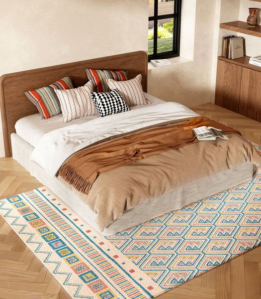 Contemporary Runner Rugs for Living Room, Modern Runner Rugs Next to Bed, Runner Rugs for Hallway, Bathroom Runner Rugs, Kitchen Runner Rugs-HomePaintingDecor