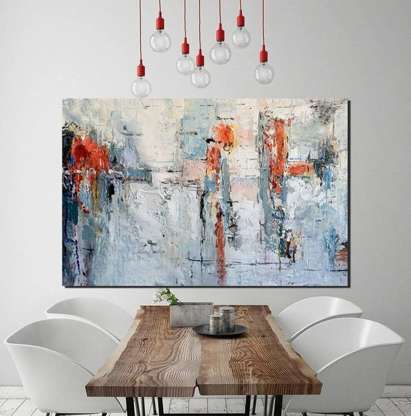 Abstract Acrylic Paintings for Living Room, Buy Paintings Online, Heavy Texture Canvas Art, Modern Contemporary Artwork-HomePaintingDecor