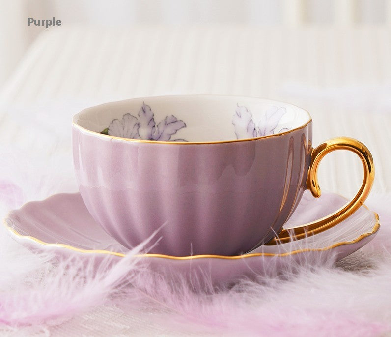 Beautiful British Tea Cups, Unique Traditional Afternoon Tea Cup and S –  HomePaintingDecor