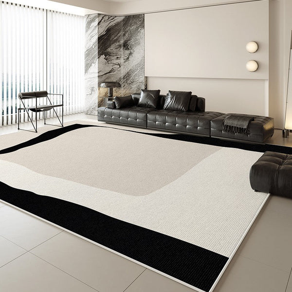 Contemporary Modern Rugs for Office, Dining Room Geometric Modern Rugs, Extra Large Modern Rugs for Living Room, Bedroom Modern Rugs-HomePaintingDecor