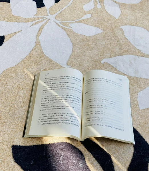 Contemporary Modern Rugs, Flower Pattern Circular Modern Rugs under Chairs, Geometric Round Rugs for Dining Room, Bedroom Abstract Modern Area Rugs-HomePaintingDecor