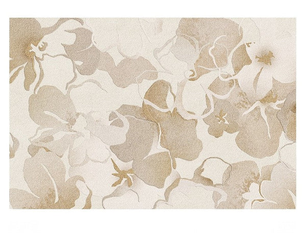 Bedroom Modern Soft Rugs, French Style Modern Rugs for Interior Design, Contemporary Modern Rugs under Dining Room Table, Flower Pattern Modern Rugs for Living Room-HomePaintingDecor