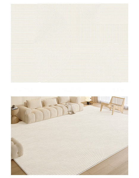 Bedroom Modern Rugs, Dining Room Geometric Modern Rugs, Large Modern Rugs for Living Room, Contemporary Modern Rugs under Coffee Table-HomePaintingDecor