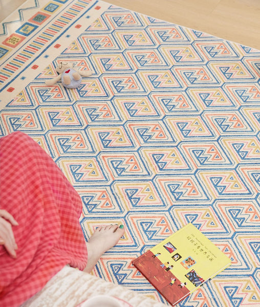 Contemporary Runner Rugs for Living Room, Modern Runner Rugs Next to Bed, Runner Rugs for Hallway, Bathroom Runner Rugs, Kitchen Runner Rugs-HomePaintingDecor