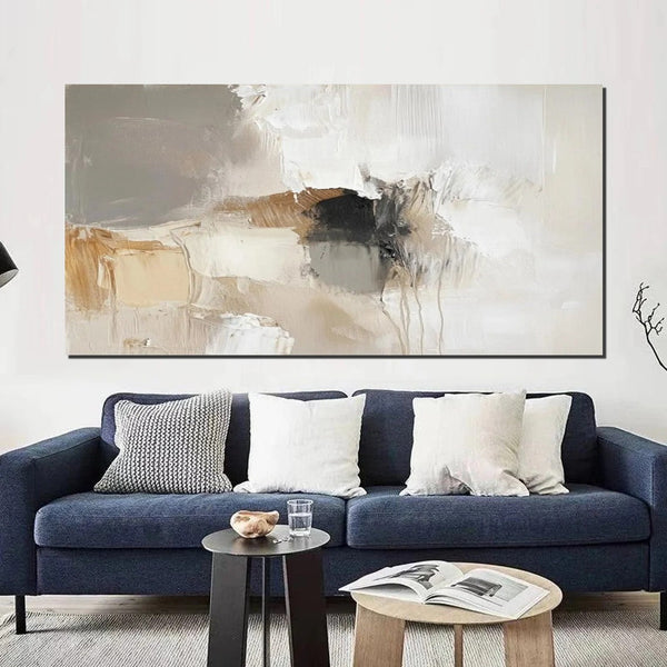 Hand Painted Wall Art Painting, Large Modern Acrylic Painting, Contemporary Canvas Artwork, Abstract Wall Art Paintings, Modern Art for Dining Room-HomePaintingDecor