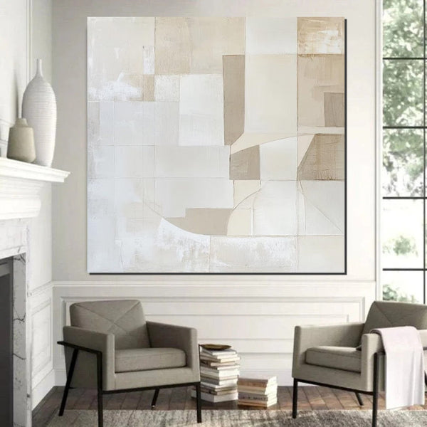 Contemporary Modern Artwork, Large Modern Canvas Painting, Wall Art for Bedroom, Hand Painted Wall Art Painting-HomePaintingDecor