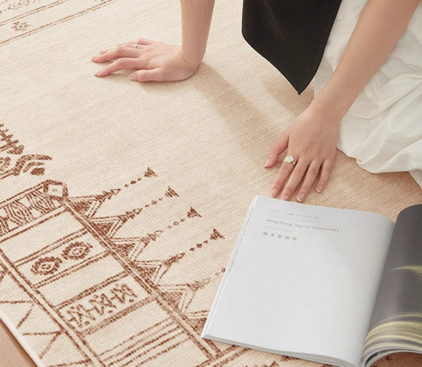 Contemporary Modern Rugs Next to Bed, Modern Rugs under Dining Room Table, Geometric Modern Carpets for Office, Abstract Modern Rugs for Living Room-HomePaintingDecor