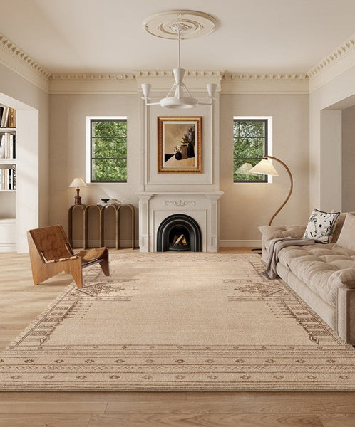 Contemporary Modern Rugs Next to Bed, Modern Rugs under Dining Room Table, Geometric Modern Carpets for Office, Abstract Modern Rugs for Living Room-HomePaintingDecor