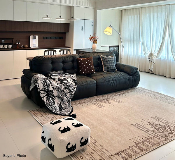 Contemporary Modern Rugs Next to Bed, Modern Rugs under Dining Room Table, Geometric Modern Carpets for Office, Abstract Modern Rugs for Living Room-HomePaintingDecor