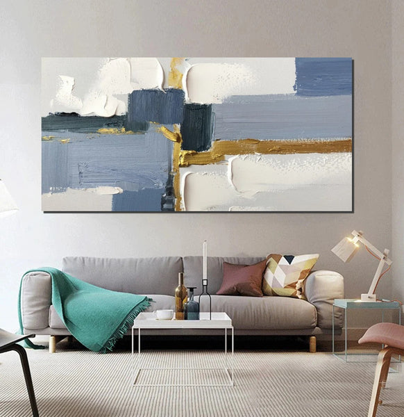 Abstract Acrylic Paintings on Canvas, Hand Painted Wall Art Paintings, Contemporary Canvas Artwork, Abstract Wall Art Paintings, Modern Art Paintings for Dining Room-HomePaintingDecor
