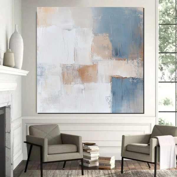 Large Modern Canvas Painting, Wall Art for Bedroom, Contemporary Modern Artwork, Hand Painted Wall Art Painting-HomePaintingDecor