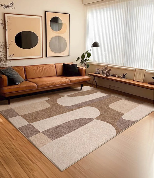 Contemporary Rugs for Kitchen, Living Room Modern Rugs, Geometric Modern Rugs for Sale, Abstract Modern Rug Ideas for Bedroom-HomePaintingDecor