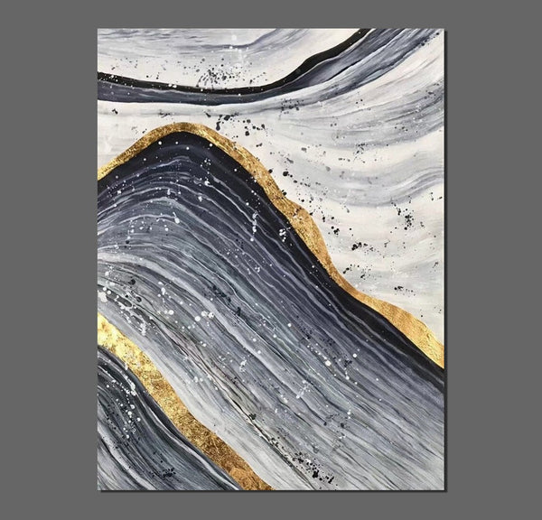 Abstract Canvas Painting, Extra Large Abstract Artwork, Modern Paintings for Dining Room, Hand Painted Wall Painting-HomePaintingDecor