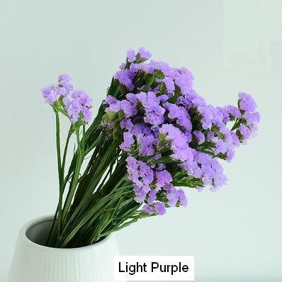 Dried Statices Flower, Dried Flowers, Flower Bunches, Dried Floral-HomePaintingDecor