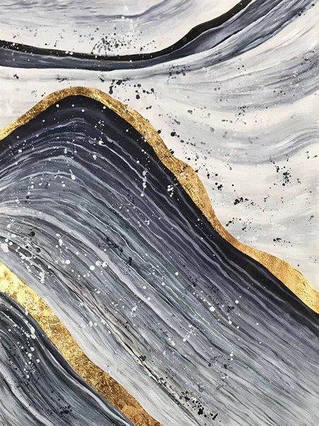 Abstract Canvas Painting, Extra Large Abstract Artwork, Modern Paintings for Dining Room, Hand Painted Wall Painting-HomePaintingDecor