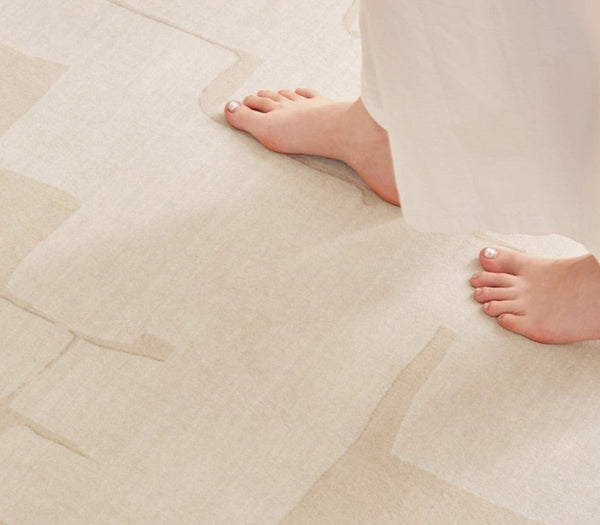 Contemporary Modern Rugs Next to Bed, Abstract Modern Rugs for Living Room, Mid Century Geometric Carpets, Modern Rugs under Dining Room Table-HomePaintingDecor