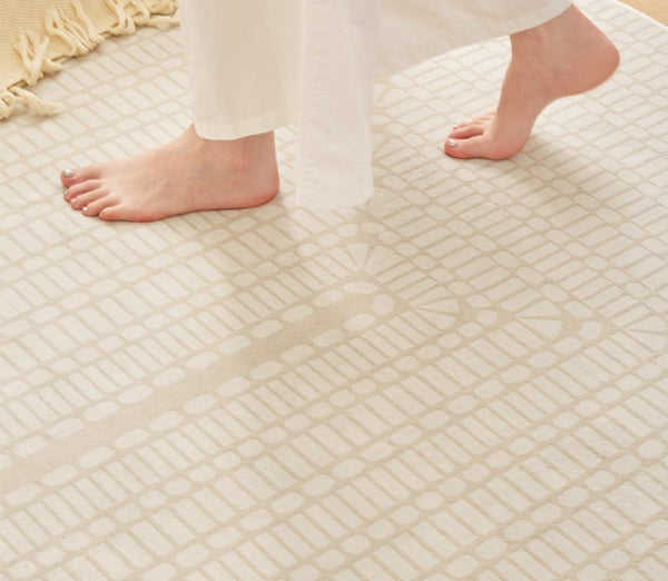 Bedroom Modern Floor Rugs, Modern Area Rug for Living Room, Large Area Rugs for Office, Mid Century Contemporary Rugs under Sofa-HomePaintingDecor