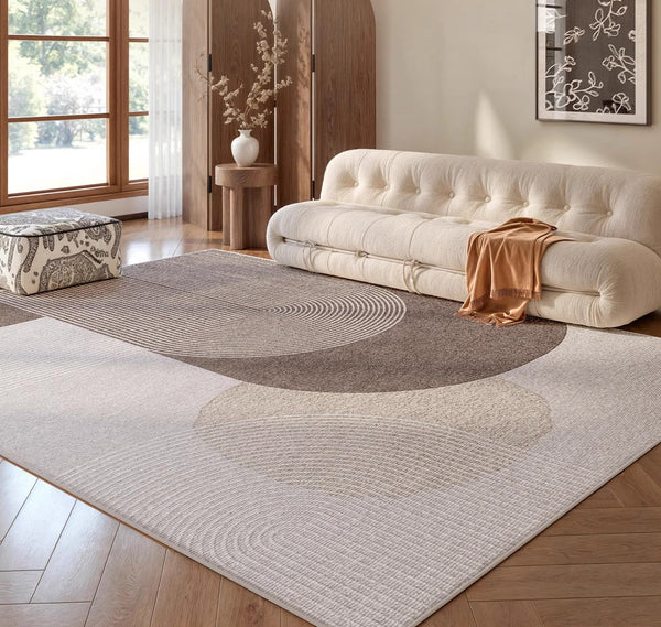 Extra Large Modern Rugs for Living Room, Abstract Contemporary Modern Rugs, Geometric Area Rugs for Bedroom, Modern Rugs for Office-HomePaintingDecor