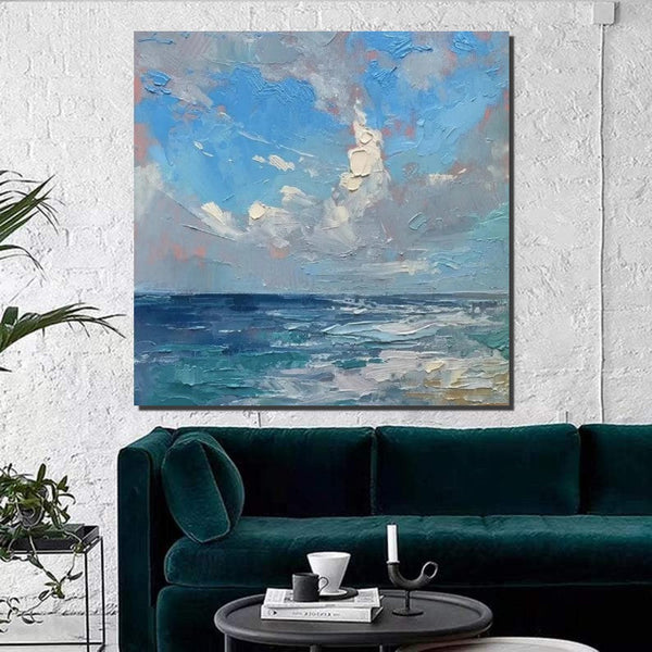 Abstract Landscape Canvas Painting for Living Room, Modern Wall Art Painting, Contemporary Abstract Artwork, Heavy Texture Paintings for Interior Design-HomePaintingDecor