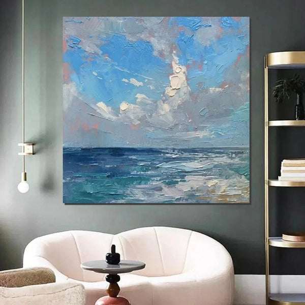 Abstract Landscape Canvas Painting for Living Room, Modern Wall Art Painting, Contemporary Abstract Artwork, Heavy Texture Paintings for Interior Design-HomePaintingDecor