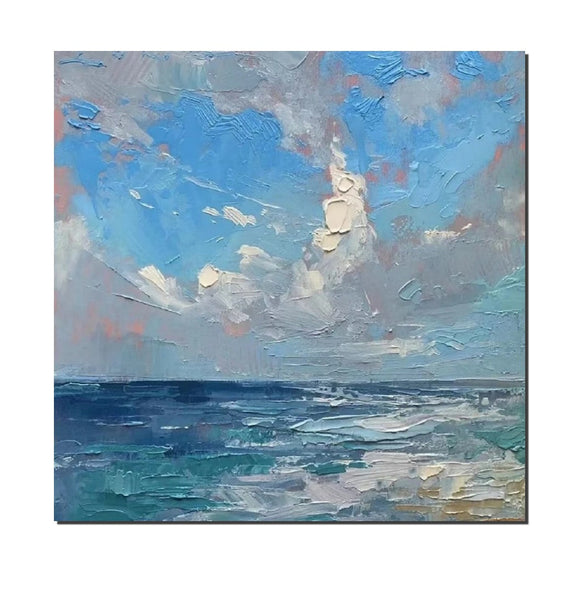 Abstract Landscape Canvas Painting for Living Room, Modern Wall Art Painting, Contemporary Abstract Artwork, Heavy Texture Paintings for Interior Design-HomePaintingDecor