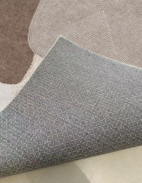 Dining Room Modern Rugs, Extra Large Geometric Modern Rugs in Bedroom, Unique Large Contemporary Floor Carpets for Living Room-HomePaintingDecor