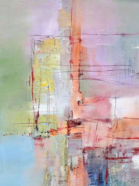 Abstract Acrylic Paintings for Living Room, Buy Paintings Online, Contemporary Canvas Wall Art, Modern Contemporary Artwork-HomePaintingDecor