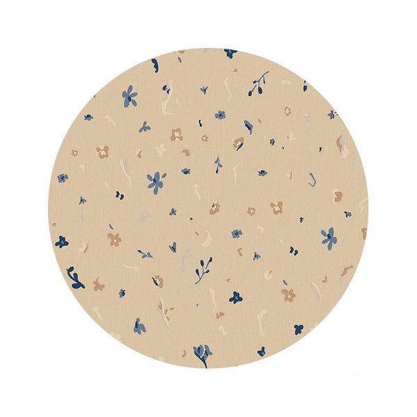 Bedroom Modern Round Rugs, Modern Rug Ideas for Living Room, Circular Modern Rugs under Chairs, Dining Room Contemporary Round Rugs-HomePaintingDecor